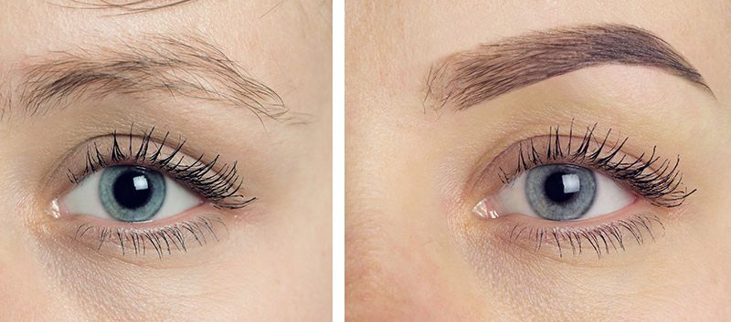 Kaş ve kirpikleri uzatan